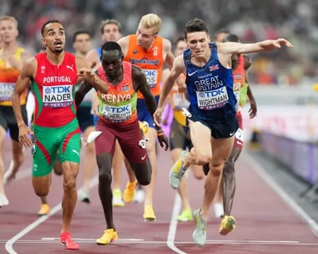 Britain's Wightman Narrowly Misses Gold as Portugal's Isaac Nader Claims Surprise 1500m Victory